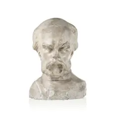 dit Rodo Auguste de Niederhäusern, Buste de Paul Verlaine, 2001, sculpture en plâtre