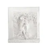 Maurice Reymond de Broutelles, Adam et Eve, 1908, sculpture en plâtre