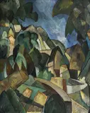 Henri Le Fauconnier, Paysage, c. 1912,huile sur toile