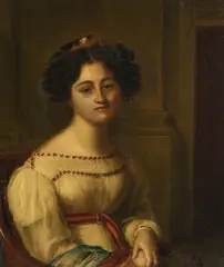 Firmin Massot, Portrait de Madame Wessel-Koenig, huile sur toile