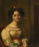 Firmin Massot, Portrait de Madame Wessel-Koenig, huile sur toile