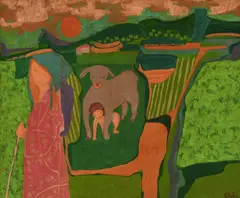 André Teleki, Comme l'autre, huile sur toile