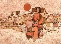 André Teleki, Hiver, huile sur toile
