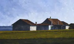 Helmut Guth, Paysage, 1997, huile sur toile
