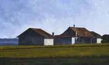 Helmut Guth, Paysage, 1997, huile sur toile