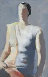 Rodolphe-Théophile Bosshard, Femme à l'étole, assise