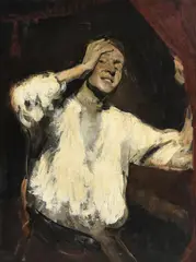 Vratislav Nechleba, Portrait d'homme, 1914, huile sur toile