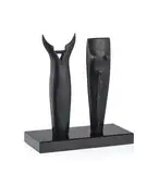 André Raboud, Sans titre, sculpture en bronze et socle en marbre