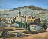André Planson, Mirabel-aux-Baronnies, 1969, huile sur toile