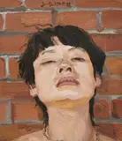 Liu Xiaodong, Portrait, 1998,huile sur toile