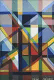 Max Huber, Sans titre, 1970, huile sur panneau
