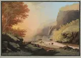 attr. à by [Helvetica]. Johann Heinrich Bleuler, gouache sur papier, sold Jun 2023