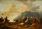 Jacobus, jan & van de Stoffe, Výjav z Tridsaťročnej vojny, pred 1650, olej na dreve