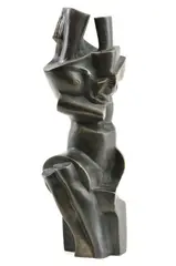 Žena s dieťaťom by Alexander Archipenko, 1912 (neskoršia edícia), bronz, sold Mar 2010