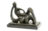 Jacques Lipchitz, Akt s podopretou rukou, neskoršia edícia, bronz, mramorový poiodstavec