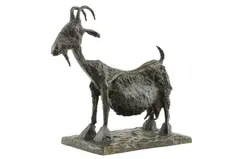 Koza by Pablo Picasso, neskoršia edícia), bronz, sold Mar 2010