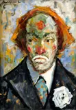 Juraj Collinásy, Klaun, 1960, olej na kartóne