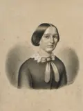 Peter Michal Slavomil Bohúň, Portrét slovenskej meštianky, 1858, kresba ceruzou na papieri