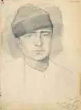 Ladislav Mednyánszky, Jani Tomes - Mladý muž v čiapke