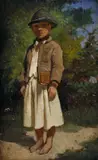 Hermann Armin Kern, Syn želiara, okolo 1890-1900, olej na plátne, lisovanom na kartóne