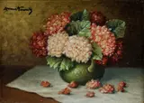 Franz Nowak, Kytica kvetov, okolo 1930, olej na kartóne