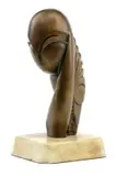Constantin Brancusi, Vtáčia žena, neskoršia edícia, bronz, mramorový podstavec