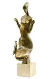 Juraj Hovorka, Žena (Mier), okolo 1960, bronz, mramorový podstavec