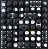 Hugo Demartini, Priestorový reliéf, 1965, drevo, sololit, akrylát
