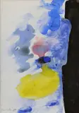 Záznam by Milan Paštéka, 1989, gvaš na papieri, sold Oct 2009