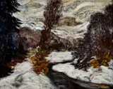 Anton Jasusch, Zimná krajina