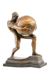 Pavol Bán, Naša bola - naša je - naša zostane: ČSR, 1933, bronz, drevený podstavec