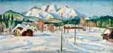 Ernest Zmeták, Zimná krajina (Belanské Tatry)