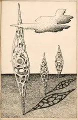 František Muzika, Surrealistická kompozícia, okolo 1930, kresba perom, tušom na papieri