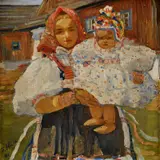 Jan Hála, Važtianka s dieťaťom