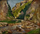 Karol Polónyi, Pod Troma korunami, okolo 1930, olej na plátne