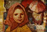 Jarný dážď by Mária Medvecká, 1969-72, olej na plátne, sold Jun 2009