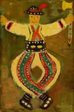 Miloš Alexander Bazovský, Odzemok, okolo 1954-55, tempera na papieri
