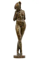 Zamyslenosť (Hanblivá) by Jozef Kostka, okolo 1955, bronz, sold Jun 2009