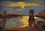 S. A. Monogramista, Most, okolo 1940, olej na plátne