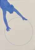 Martin Derner, Dotyk, 2008, linoryt na papieri