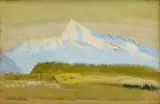 Miloš Alexander Bazovský, Tatranský Kriváň, 1946, gvaš na papieri