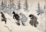 Imro Weiner-Kráľ, Štyria v zime