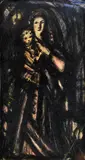 Jozef Teodor Tekel, Madona s tulipánmi, 1947, pastel na papieri
