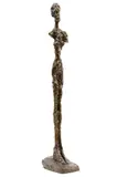 Femme debout (Stojaca žena) by Alberto Giacometti, neskoršia edícia diela z roku 1961, bronz, sold Mar 2009