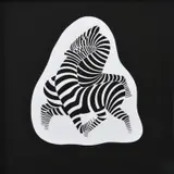 Zebry III. by Victor Vasarely, okolo 1970, serigrafia na papieri, sold Mar 2009