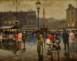 Jozef Teodor Mousson, Taliansky motív, 1932, olej na plátne