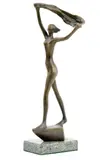 Miklós Borsos, Vietor Balatonu, okolo 1960, bronz, mramorový podstavec
