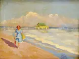 Skagen I. by Paul Fischer, okolo 1920, olej na plátne, sold Dec 2008