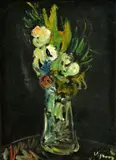Sylvain Vigny, Kytica kvetov, okolo 1940, olej na kartóne