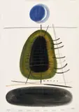 Penát I. by Vladimír Kompánek, 1992, olej na kartóne, sold Dec 2008